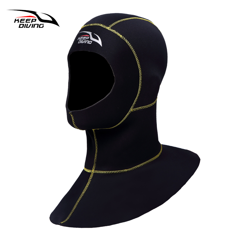 Snorkel Dry Top - 3mm Neoprene Scuba Diving Hood With