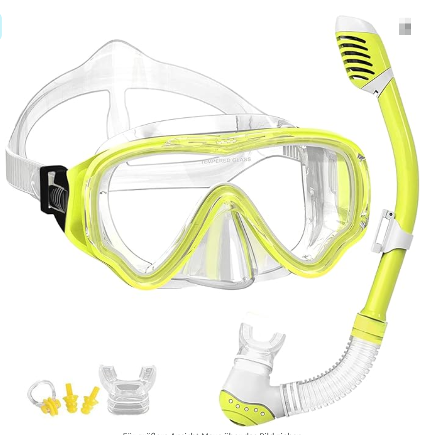 Children's Diving Mask Childre - Freediving Mask Set のレビューと価格