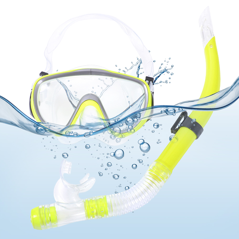 Diving Mask & Snorkel Set Adju - Freediving Mask Set のレビューと価格