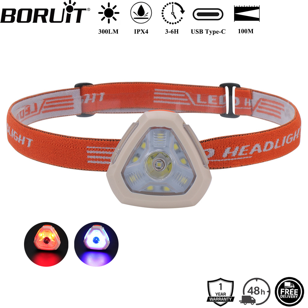 BORUiT 300LM Cap Clip LED Head - Aquatic Sports Hat のレビューと価格