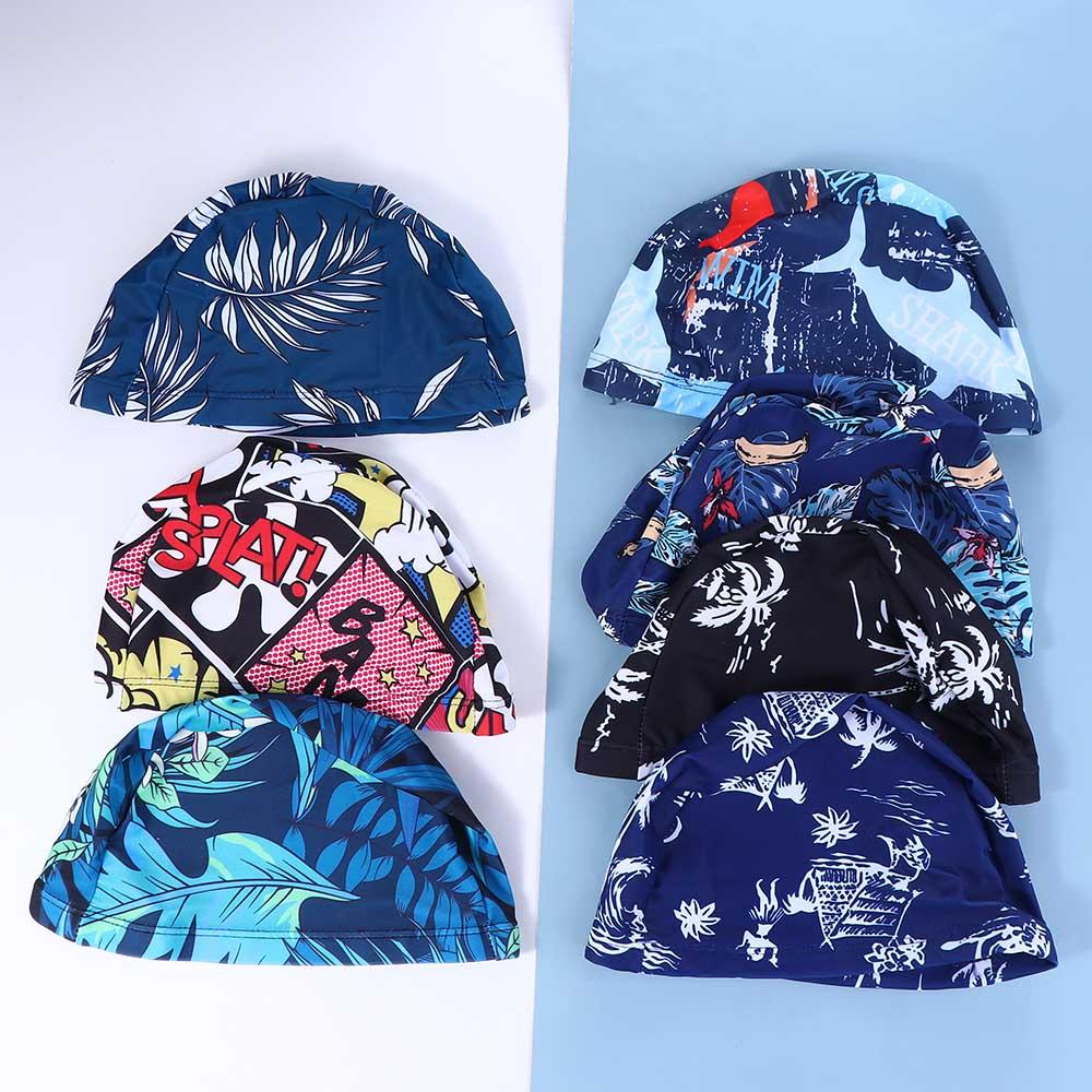 Diving Hat Calico Swim Cap Ear - Aquatic Sports Hat のレビューと価格