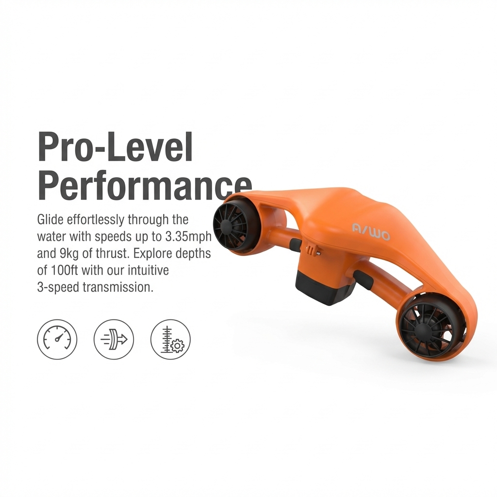 Electric Sea Scooter 30m Under - Aquatic Diving のレビューと価格