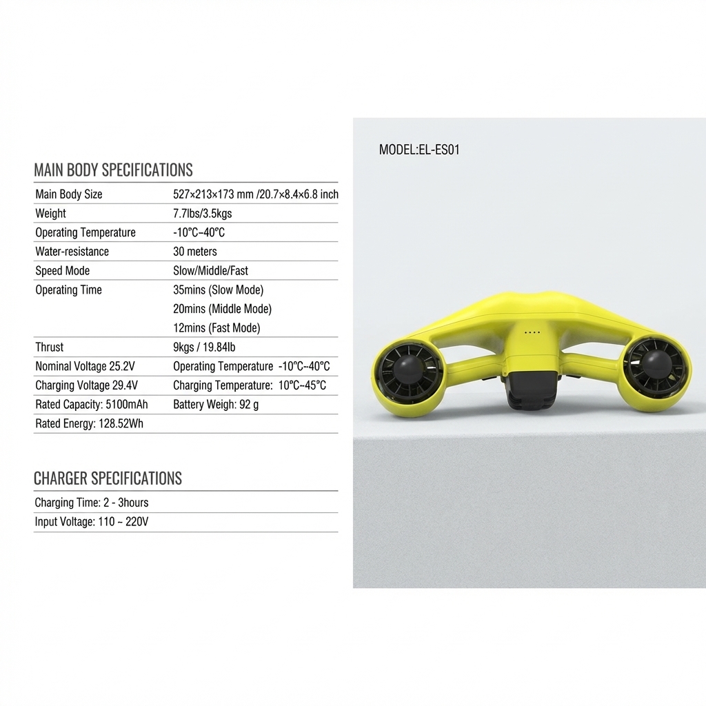 Electric Sea Scooter 30m Under - Aquatic Diving のレビューと価格