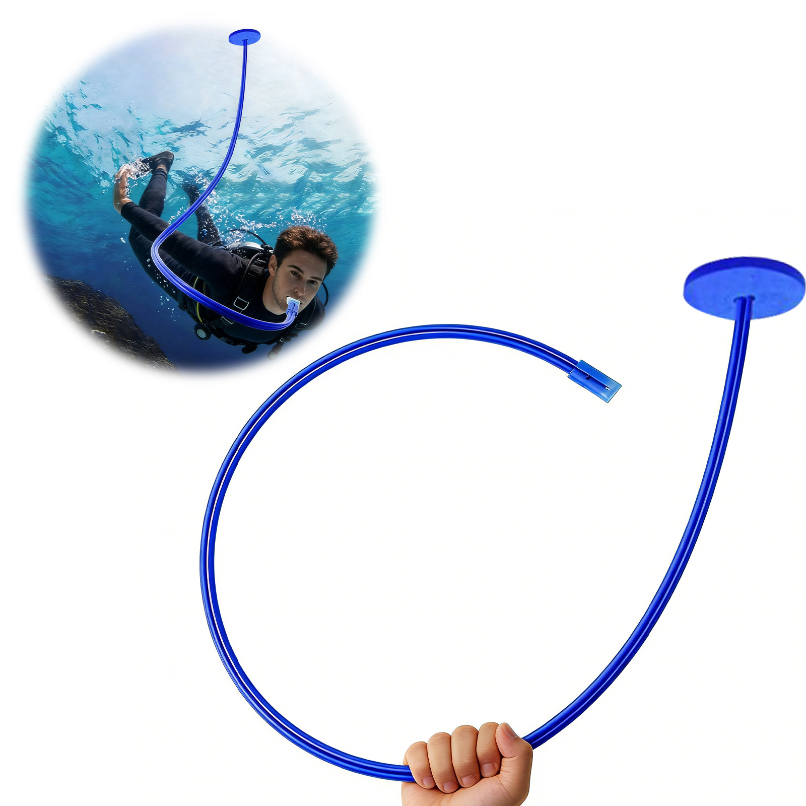 1/2/3m Snorkel Snorkeling Full - Snorkel Dry Top のレビューと価格
