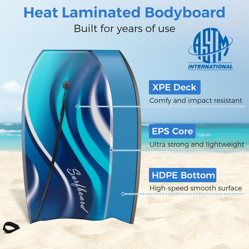 33/37/41 Inches Lightweight Bo - Bodyboard Boogie Board のレビューと価格