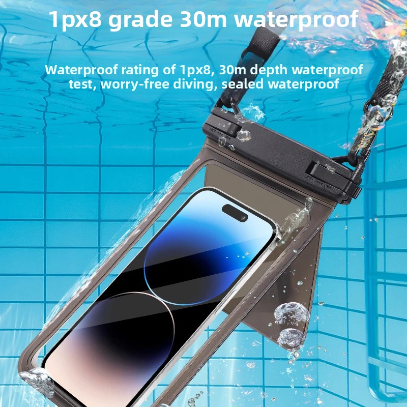 IPX8 waterproof phone pouch fo - Aquatic Diving のレビューと価格