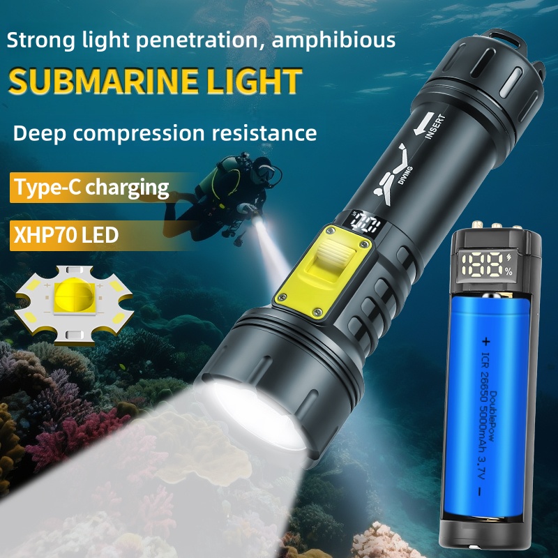 New XHP70 Diving Flashlight IP - Aquatic Diving のレビューと価格