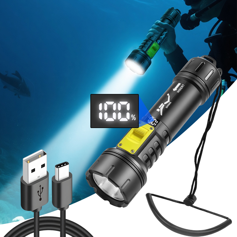 New XHP70 Diving Flashlight IP - Aquatic Diving のレビューと価格
