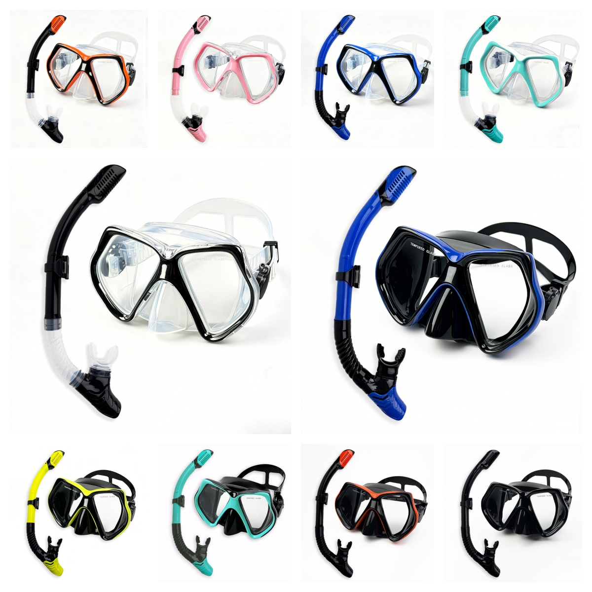 Dry Snorkel Set Diving Mask Fo - Freediving Mask Set のレビューと価格