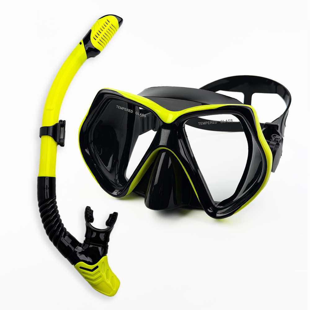 Dry Snorkel Set Diving Mask Fo - Freediving Mask Set のレビューと価格