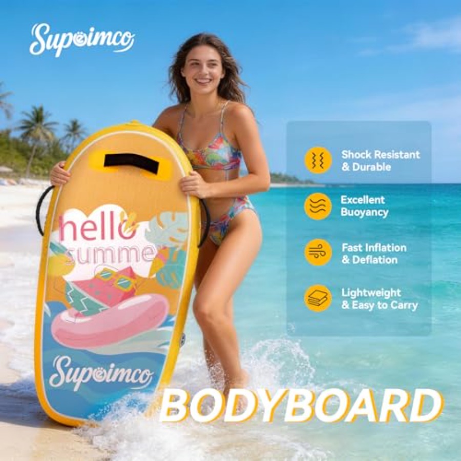 Inflatable Boogie Board, Bodyb - Bodyboard Boogie Board のレビューと価格