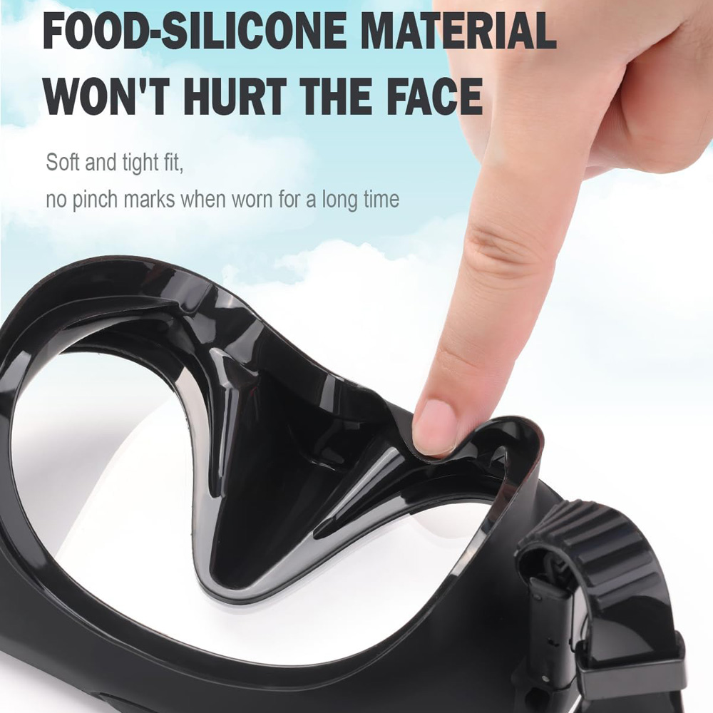 Dry Snorkel Set Diving Mask Pr - Freediving Mask Set のレビューと価格
