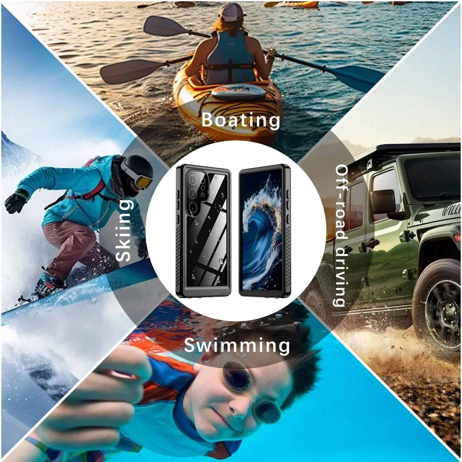 IP68 Waterproof Case for Samsu - Aquatic Diving のレビューと価格