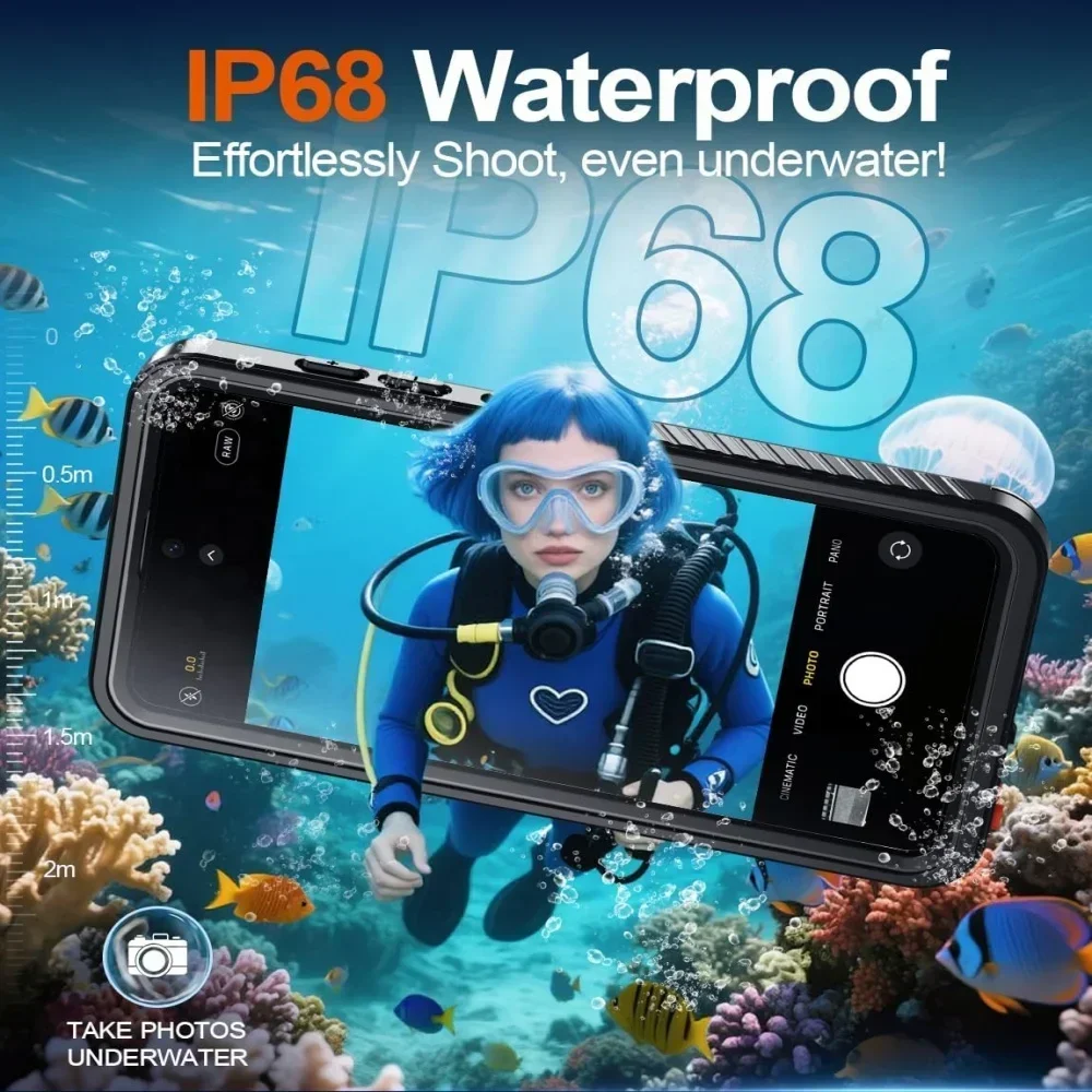 IP68 Waterproof Case for Samsu - Aquatic Diving のレビューと価格