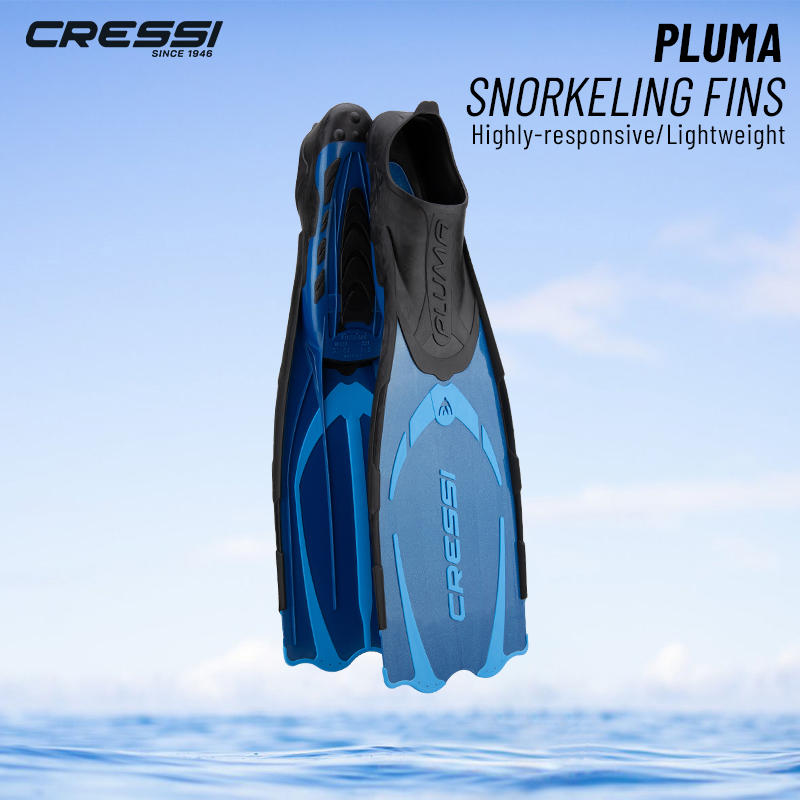 Cressi Pluma Diving Fins Snork - Snorkel Dry Top のレビューと価格