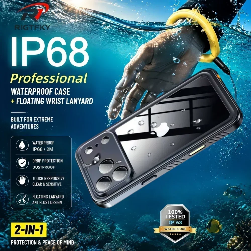 IP68 Waterproof Case for iphon - Aquatic Diving のレビューと価格