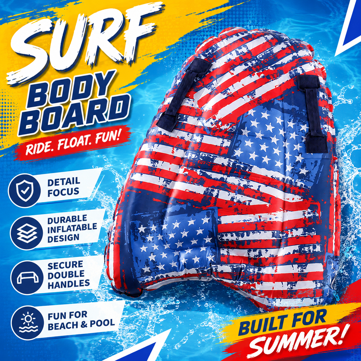 Inflatable Body Board Surfboar - Bodyboard Boogie Board のレビューと価格