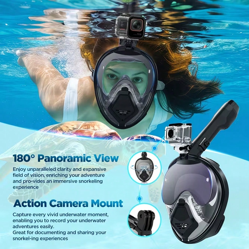 Devilfish Full Face Snorkel Ma - Snorkel Dry Top のレビューと価格