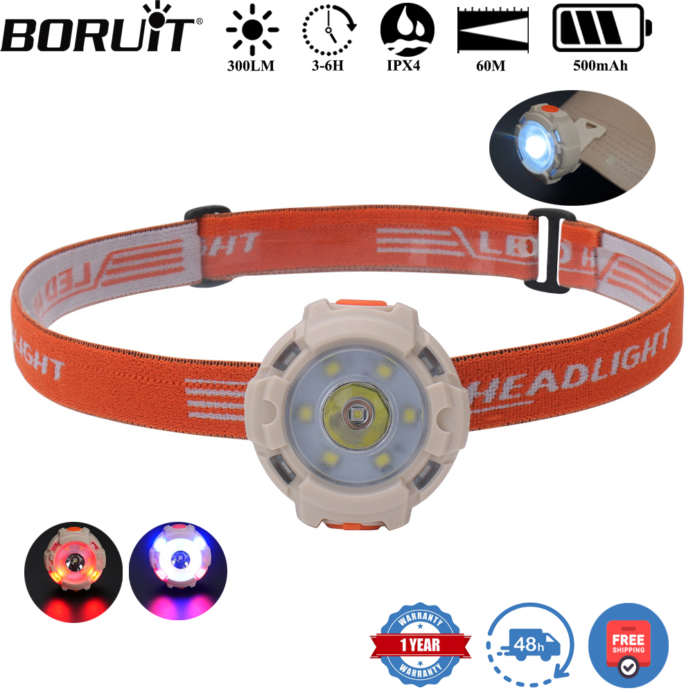 BORUiT 300LM Cap Clip LED Head - Aquatic Sports Hat のレビューと価格
