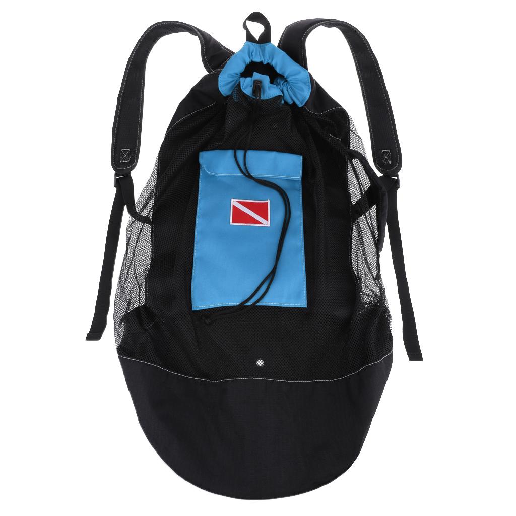 Scuba Diving Mesh Backpack 80L - Snorkel Dry Top のレビューと価格