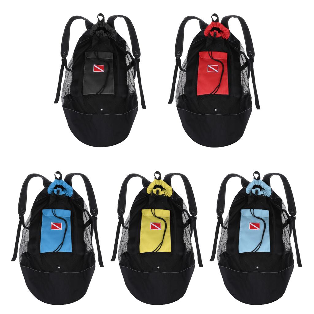 Scuba Diving Mesh Backpack 80L - Snorkel Dry Top のレビューと価格