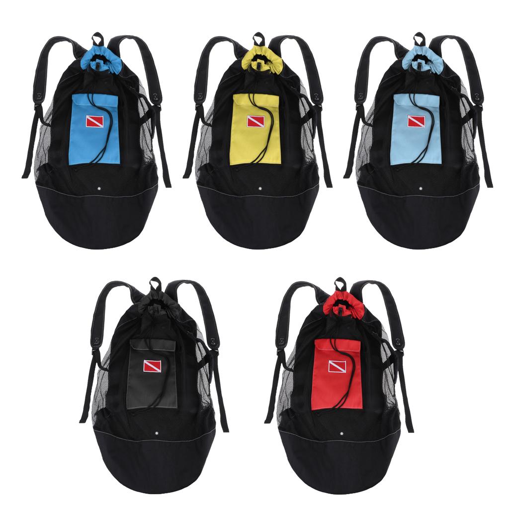 Scuba Diving Mesh Backpack 80L - Snorkel Dry Top のレビューと価格