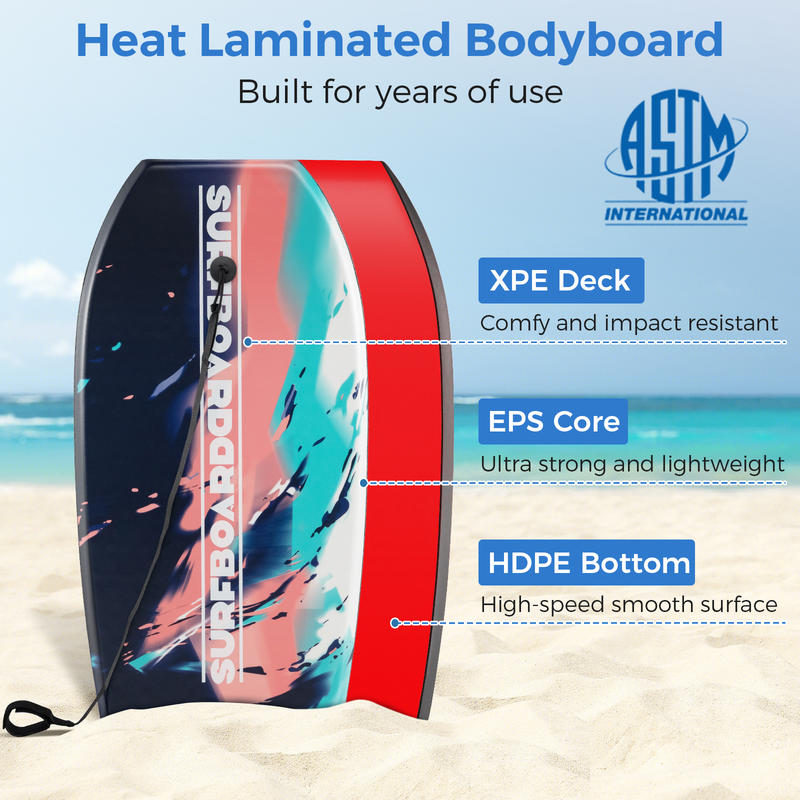 33/37/41 Inches Lightweight Bo - Bodyboard Boogie Board のレビューと価格