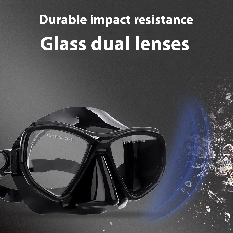 WAVE Quality Snorkeling Glass  - Freediving Mask Set のレビューと価格
