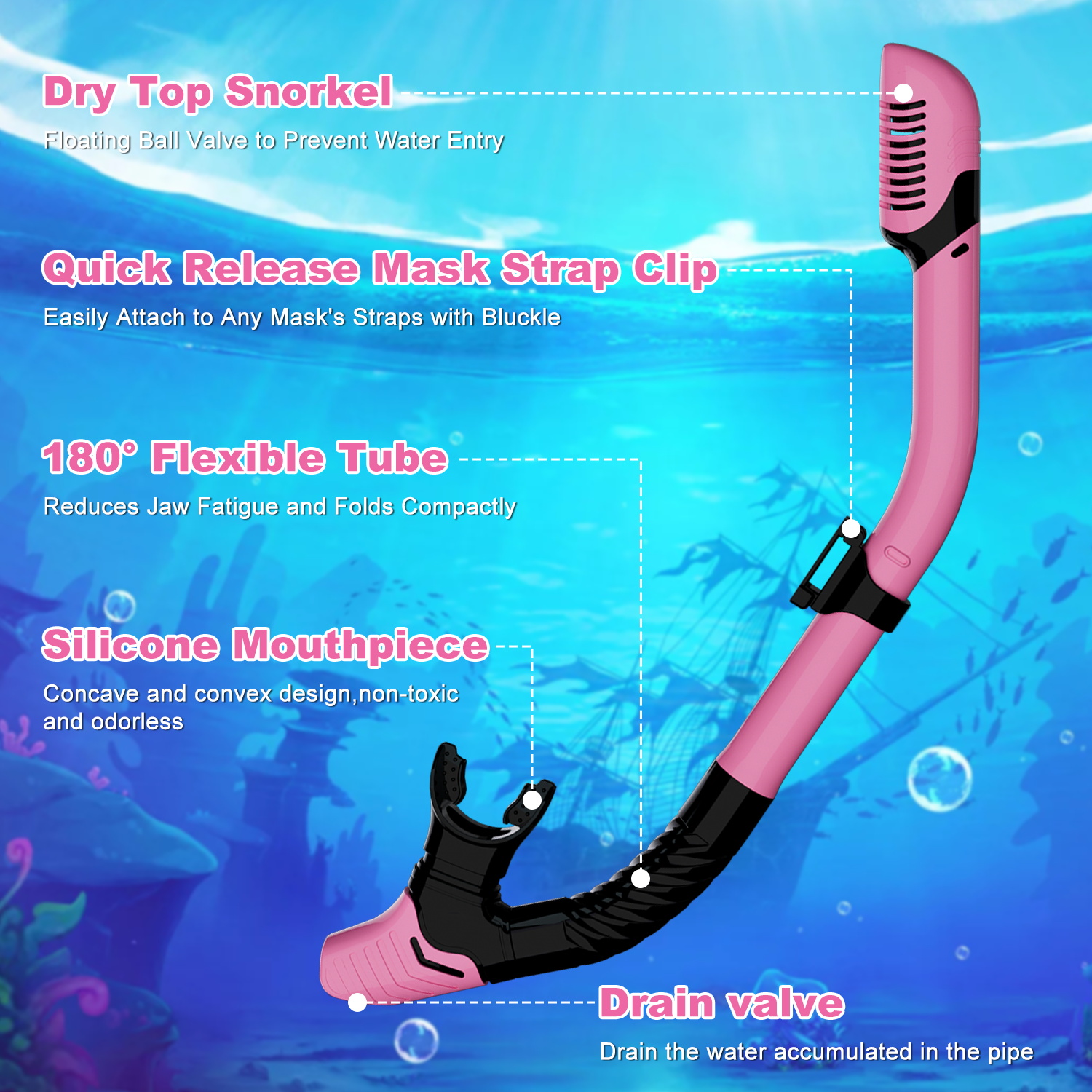 Snorkeling Mask Sets, Goggles  - Freediving Mask Set のレビューと価格