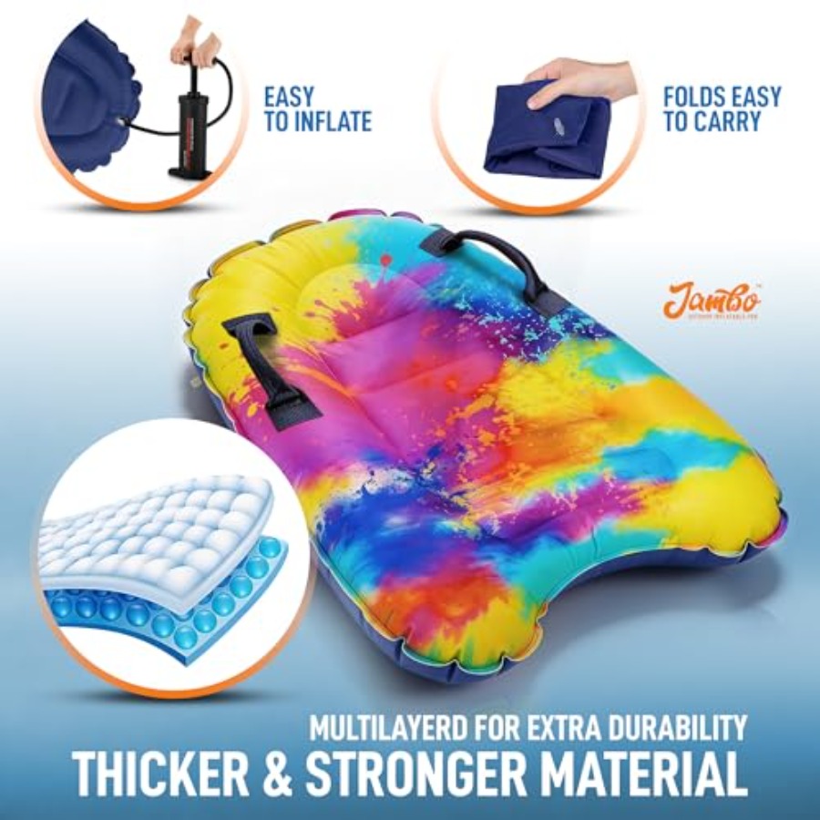 4 Pack Inflatable Surf Body Bo - Bodyboard Boogie Board のレビューと価格