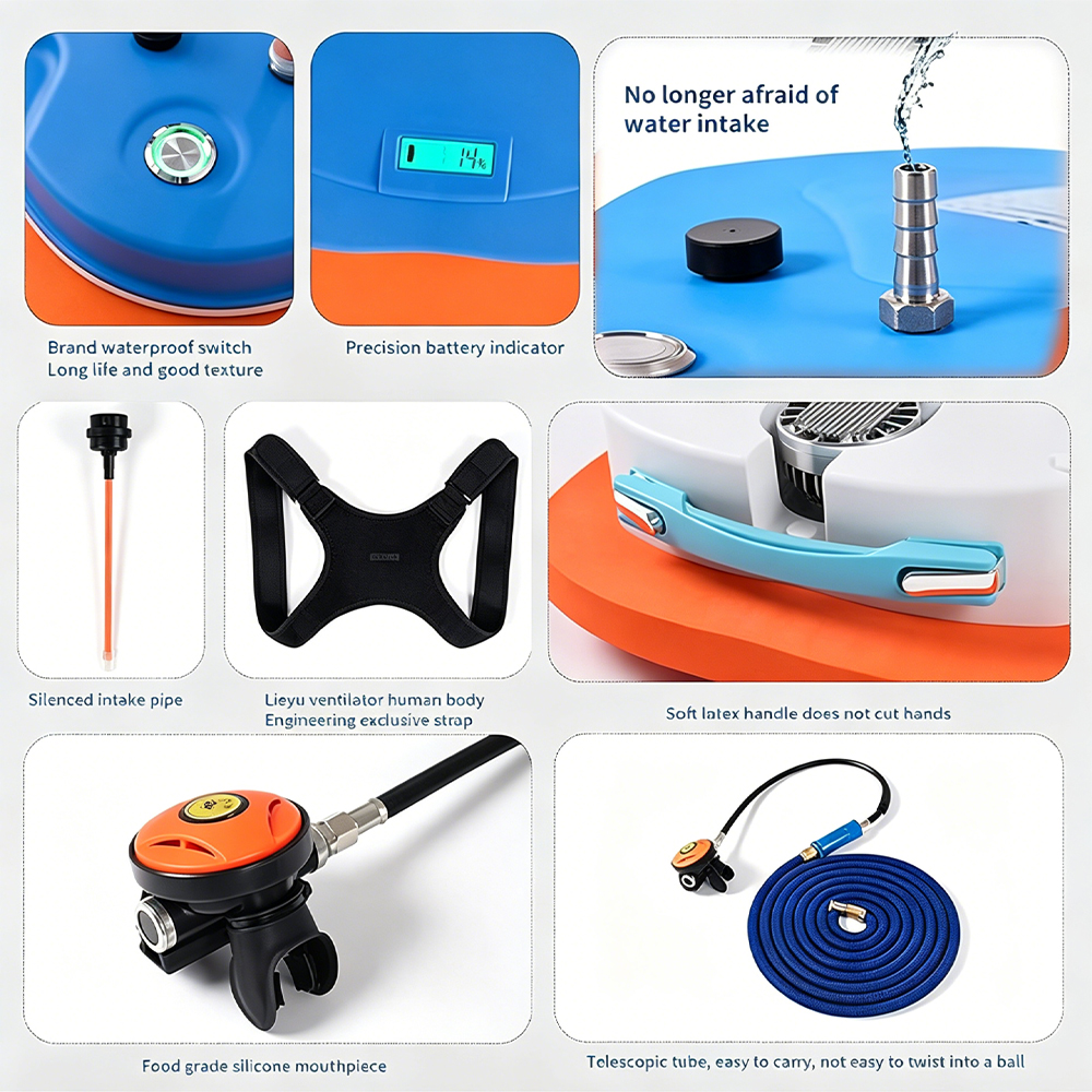 Snorkel Equipment Diving Mobil - Snorkel Dry Top のレビューと価格